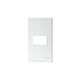 Mặt 1 lỗ viền trang trí màu trắng M301W